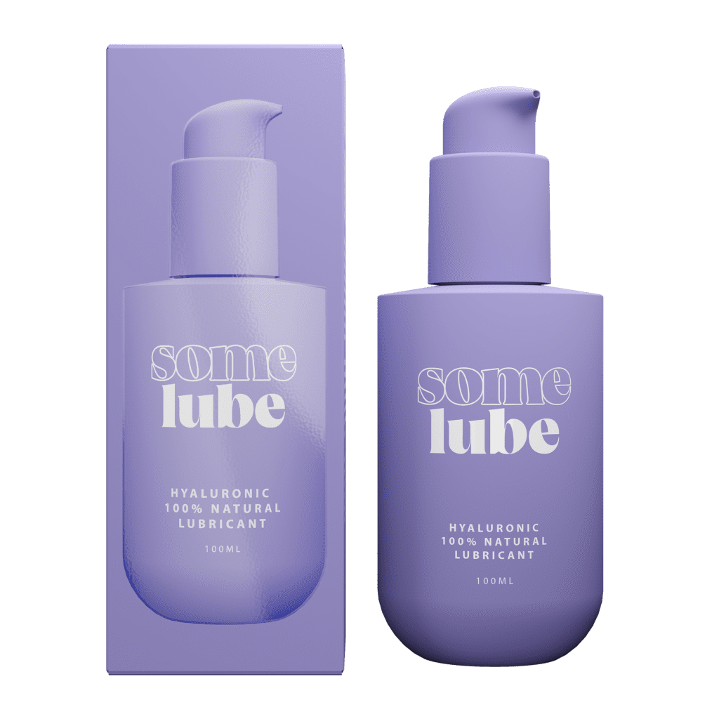 SOME LUBE - 100% Natural Hyaluronic Lubricant - Front + box