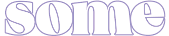 SOME logo purple